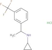 N-{1-[3-(Trifluoromethyl)phenyl]ethyl}cyclopropanamine hydrochloride