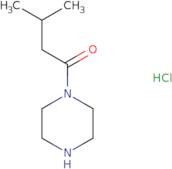 3-Methyl-1-(1-piperazinyl)-1-butanone hydrochloride