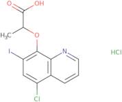 2-[(5-Chloro-7-iodoquinolin-8-yl)oxy]propanoic acid hydrochloride