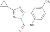 2-Cyclopropyl-9-methyl-5H,6H-[1,2,4]triazolo[1,5-c]quinazolin-5-one