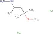 (4-Methoxy-4-methylpentan-2-yl)hydrazine dihydrochloride