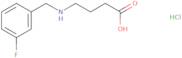 4-{[(3-Fluorophenyl)methyl]amino}butanoic acid hydrochloride