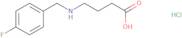4-{[(4-Fluorophenyl)methyl]amino}butanoic acid hydrochloride