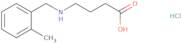 4-{[(2-Methylphenyl)methyl]amino}butanoic acid hydrochloride