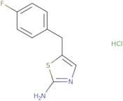 5-[(4-Fluorophenyl)methyl]-1,3-thiazol-2-amine hydrochloride