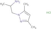 1-(3,5-Dimethyl-1H-pyrazol-1-yl)propan-2-amine hydrochloride