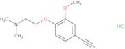 4-[2-(Dimethylamino)ethoxy]-3-methoxybenzonitrile hydrochloride