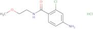 4-Amino-2-chloro-N-(2-methoxyethyl)benzamide hydrochloride