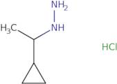 (1-Cyclopropylethyl)hydrazine hydrochloride