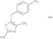 4-Methyl-5-[(4-methylphenyl)methyl]-1,3-thiazol-2-amine hydrobromide