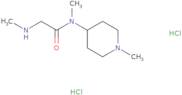 N-Methyl-2-(methylamino)-N-(1-methylpiperidin-4-yl)acetamide dihydrochloride