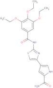 4-[2-(3,4,5-Triethoxybenzamido)-1,3-thiazol-4-yl]-1H-pyrrole-2-carboxamide