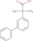 2-Methyl-2-(3-phenylphenyl)propanoic acid