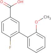 4-Fluoro-3-(2-methoxyphenyl)benzoic acid