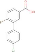 3-(4-Chlorophenyl)-4-fluorobenzoic acid