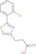 3-[2-(2-Chlorophenyl)-1,3-thiazol-4-yl]propanoic acid