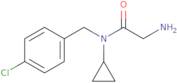 2-Amino-N-(4-chloro-benzyl)-N-cyclopropyl-acetamide