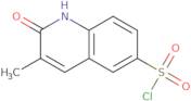 3-Methyl-2-oxo-1,2-dihydroquinoline-6-sulfonyl chloride