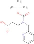 3-{[(tert-Butoxy)carbonyl][(pyridin-2-yl)methyl]amino}propanoic acid