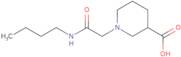 1-[(Butylcarbamoyl)methyl]piperidine-3-carboxylic acid