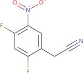 2,4-Difluoro-5-nitrophenylacetonitrile