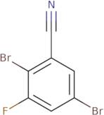 2,5-Dibromo-3-fluorobenzonitrile