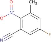 5-Fluoro-3-methyl-2-nitrobenzonitrile