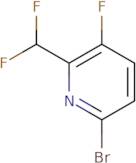 6-Bromo-2-(difluoromethyl)-3-fluoropyridine