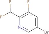 5-Bromo-2-(difluoromethyl)-3-fluoropyridine