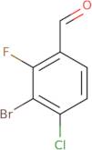 3-bromo-4-chloro-2-fluorobenzaldehyde