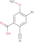 4-Bromo-2-cyano-5-methoxybenzoic acid