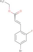 Ethyl (2E)-3-(4-bromo-2-fluorophenyl)prop-2-enoate