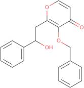 3-Benzyloxy-2-(2-hydroxy-2-phenylethyl)-4H-pyran-4-one