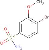 4-Bromo-3-methoxybenzene-1-sulfonamide