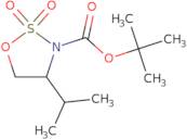 (4S)-4-i-Propyl-1,2,3-oxathiazolidine-2,2-dioxide-3-carboxylic acid t-butyl ester