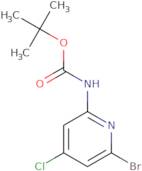 tert-Butyl (6-bromo-4-chloropyridin-2-yl)carbamate