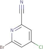 6-bromo-4-chloropyridine-2-carbonitrile