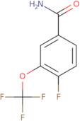 4-Fluoro-3-(trifluoromethoxy)benzamide