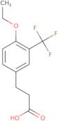 3-[4-Ethoxy-3-(trifluoromethyl)phenyl]propionic acid