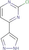 2-Chloro-4-(1H-pyrazol-4-yl)pyrimidine
