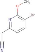 2-(5-Bromo-6-methoxypyridin-2-yl)acetonitrile