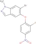 6-Bromo-5-(2-fluoro-4-nitrophenoxy)-1-methyl-1H-indazole