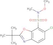 2-(tert-Butyl)-6-chloro-N-methoxy-N-methylbenzo[D]oxazole-7-sulfonamide