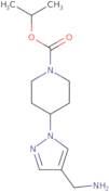 Isopropyl 4-(4-(aminomethyl)-1H-pyrazol-1-yl)piperidine-1-carboxylate