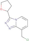 8-(Chloromethyl)-3-(tetrahydrofuran-2-yl)-[1,2,4]triazolo[4,3-a]pyridine