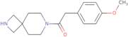 1-(2,7-Diaza-spiro[3.5]non-7-yl)-2-(4-methoxy-phenyl)-ethanone