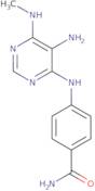 4-(5-Amino-6-(methylamino)pyrimidin-4-ylamino)benzamide