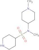 N-Methyl-N-(1-methylpiperidin-4-yl)piperidine-4-sulfonamide