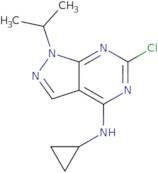 6-Chloro-N-cyclopropyl-1-isopropyl-1H-pyrazolo[3,4-d]pyrimidin-4-amine