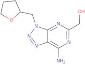 (7-Amino-3-((tetrahydrofuran-2-yl)methyl)-3H-[1,2,3]triazolo[4,5-d]pyrimidin-5-yl)methanol